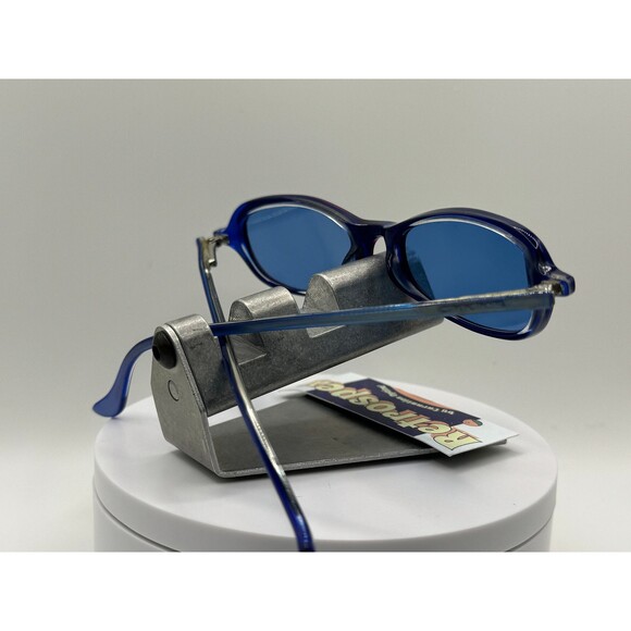 Vintage Y2K Sunglasses NOS 2000s Blue Lens Candies Glean Red & Blue Zyl Frame main image 5